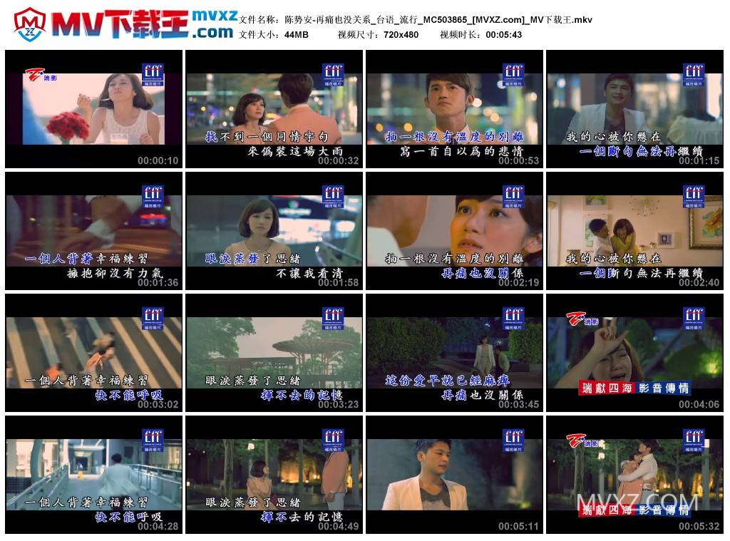 陈势安-再痛也没关系_台语_流行_MC503865